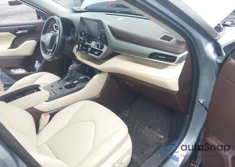 2022 Toyota Highlander Hybrid Xle из США, поврежденный, VIN 5TDHBRCHXNS075246